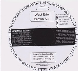 West Erie Brown Ale August 2014