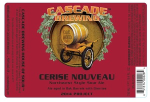 Cascade Brewing Cerise Nouveau August 2014