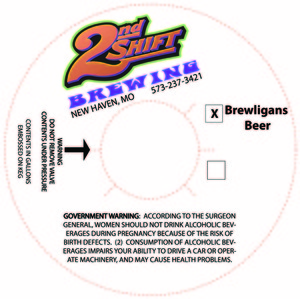 2nd Shift Brewing Brewligans August 2014