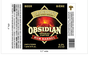 Cameron's Obsidian Imperial Porter