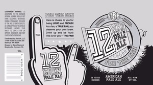 Black Diamond Brewing Company 12 Man Pale September 2014