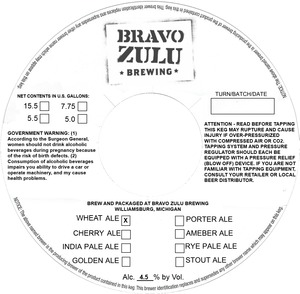 Bravo Zulu Brewing 