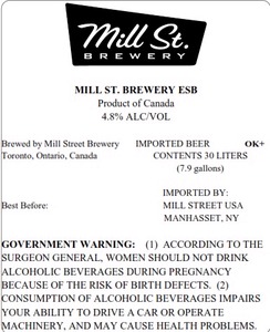 Mill St. Brewery 