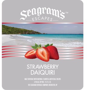 Seagram's Escapes Strawberry Daiquiri September 2014