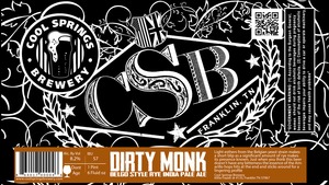 Cool Springs Brewery Dirty Monk September 2014