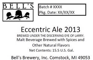 Bell's Eccentric Ale 2013