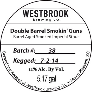 Westbrook Brewing Double Barrel Smokin Guns