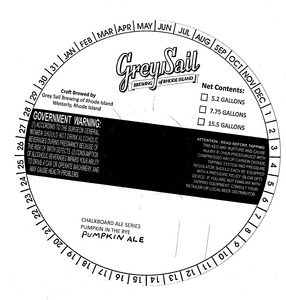 Chalkboard Ale Series Pumpkin In The Rye September 2014