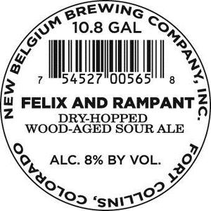 New Belgium Brewing Company, Inc. Felix And Rampant September 2014