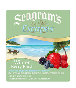 Seagram's Escapes Winter Berry Blast September 2014