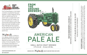 From The Ground Brewery American Pale October 2014