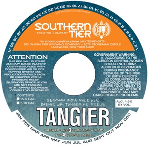Southern Tier Brewing Company Tangier September 2014