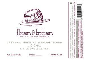 Flotsam And Brettsam Ale Aged In Oak Barrels September 2014