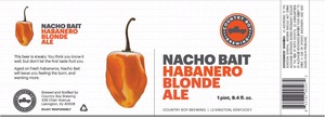 Country Boy Brewing Nacho Bait October 2014