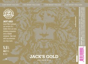 Green Man Brewery Jack's Gold