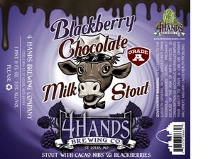 4 Hands Brewing Company Blackberry Chocolate Milk Stout October 2014