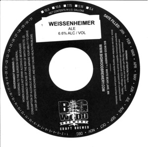 Big Wood Brewery, LLC Weissenheimer October 2014