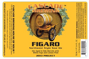 Cascade Brewing Figaro Northwest Style Sour Ale October 2014