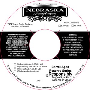 Nebraska Brewing Company Responsibly October 2014