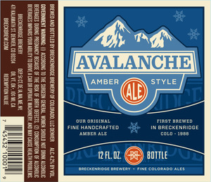 Breckenridge Brewery Avalanche