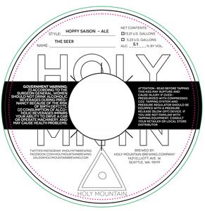 Holy Mountain The Seer October 2014