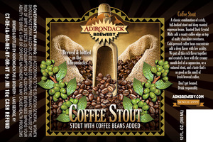 Adirondack Brewery Coffee Stout October 2014