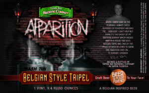 Tampa Bay Brewing Company Apparition October 2014