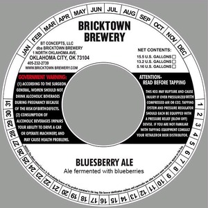 Bricktown Brewery Bluesberry Ale October 2014