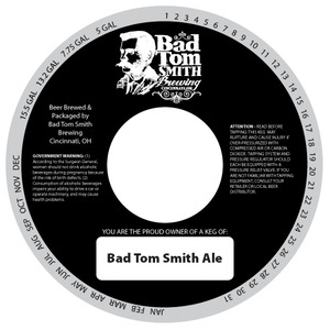 Bad Tom Smith Brewing Bad Tom Smith Ale October 2014