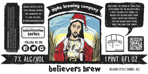 Alpha Brewing Company Believers Brew November 2014