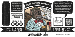 Alpha Brewing Company Atheist Ale November 2014