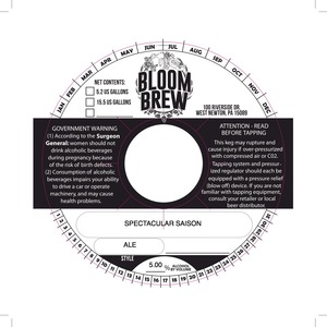 Bloom Brew Spectacular Saison October 2014