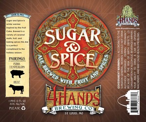 4 Hands Brewing Company Sugar And Spice October 2014