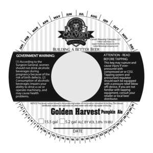 Calvert Brewing Company Golden Harvest November 2014