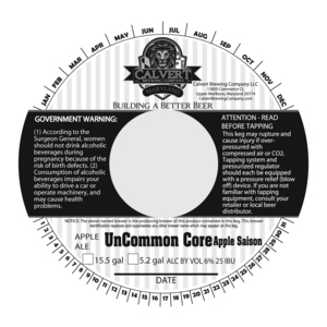 Calvert Brewing Company Uncommon Core November 2014
