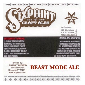 Sixpoint Craft Ales Beast Mode