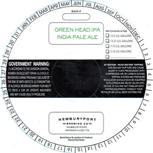 Green Head Ipa November 2014
