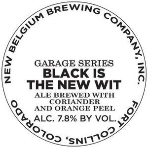 New Belgium Brewing Company, Inc. Black Is The New Wit November 2014
