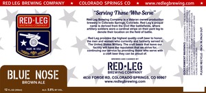Red Leg Brewing Company Blue Nose Brown Ale November 2014