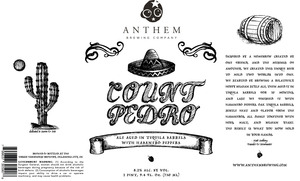 Anthem Brewing Company Count Pedro November 2014