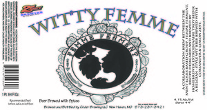 2nd Shift Brewing Witty Femme December 2014