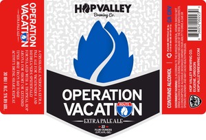 Hop Valley Brewing Co. Operation Vacation