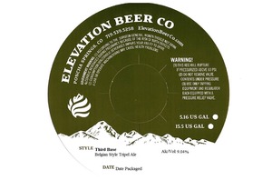 Elevation Beer Co. Third Base