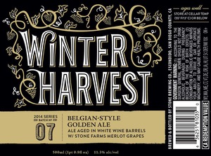 Stone Brewing Co Winter Harvest