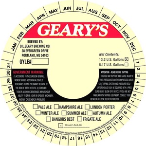 Geary's Howie's Red Ale