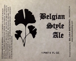 Belgian Style Ale 