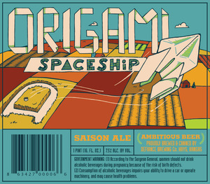Defiance Brewing Co. Origami Spaceship December 2014