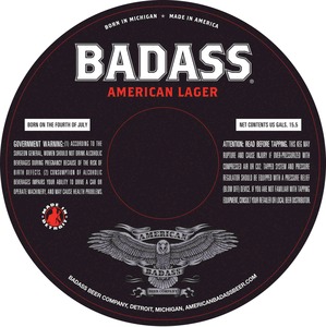 Badass American Lager December 2014