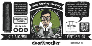 Alpha Brewing Company Doorknocker January 2015