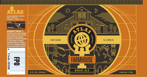 Atlas Brewing Company Farmhouse Wheat Ale December 2014